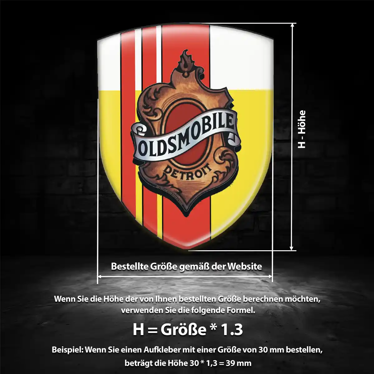 Oldsmobile Aufkleber Hohe Qualität