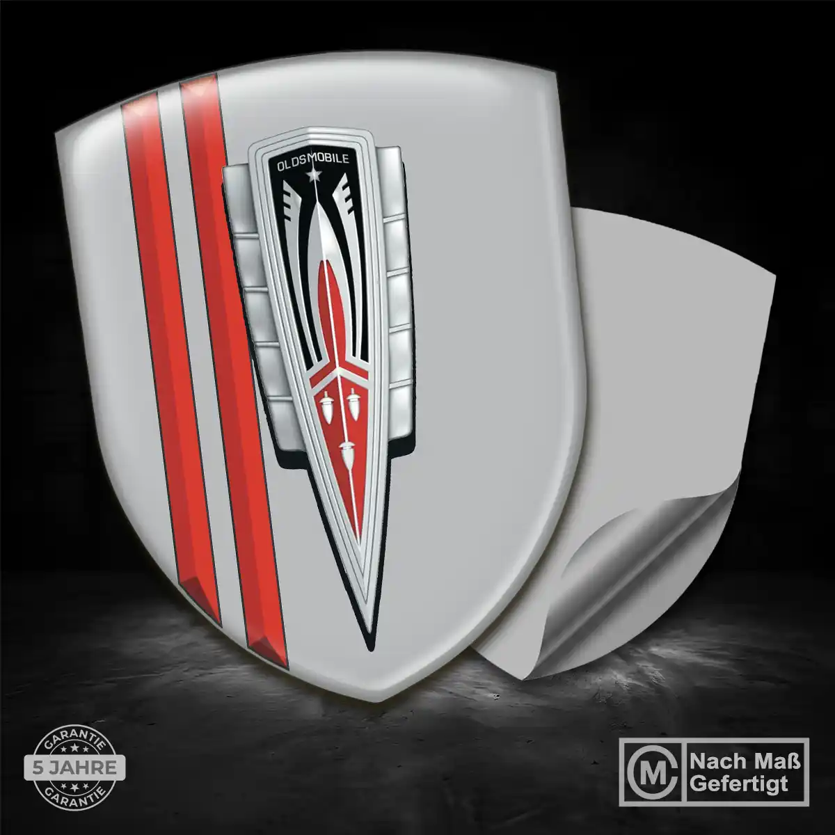 Oldsmobile Aufkleber Silikon Embleme Auto Hochwertiges Harz