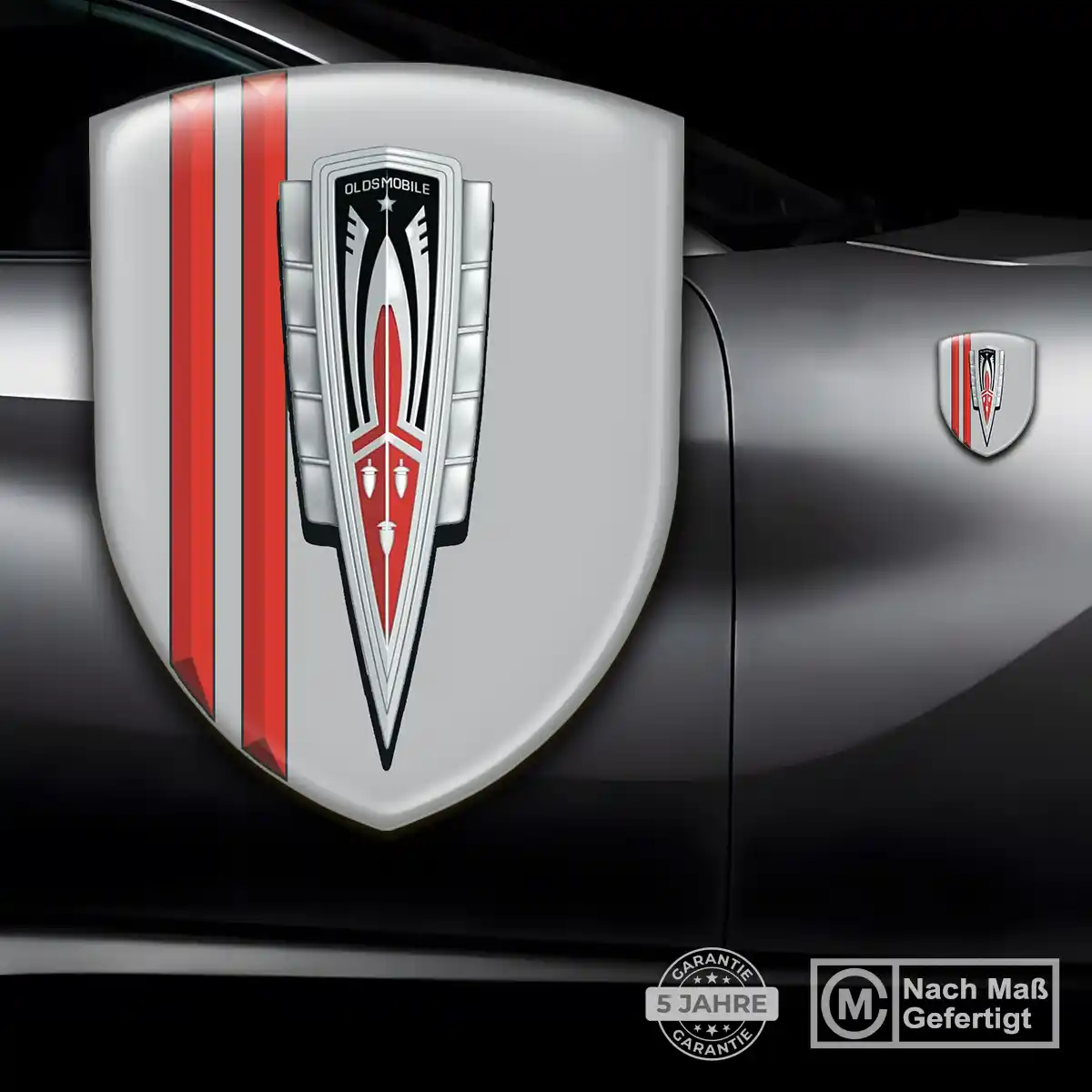 Oldsmobile Aufkleber Silikon Embleme Auto Hochwertiges Harz