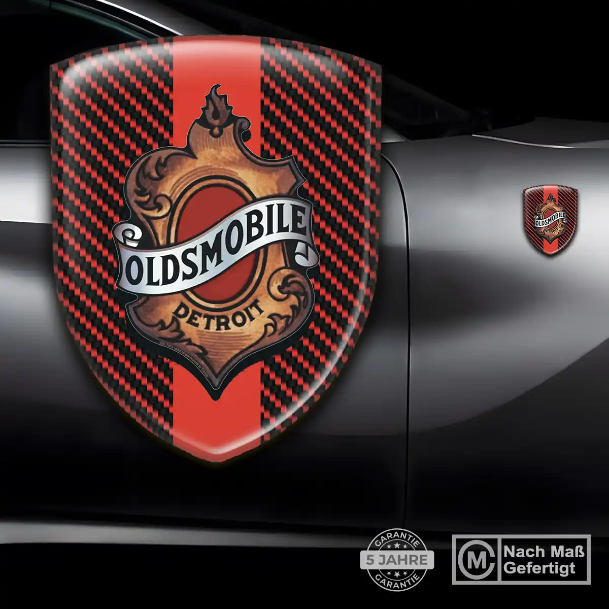 Oldsmobile Aufkleber Silikon Embleme Auto Limitierte Auflage