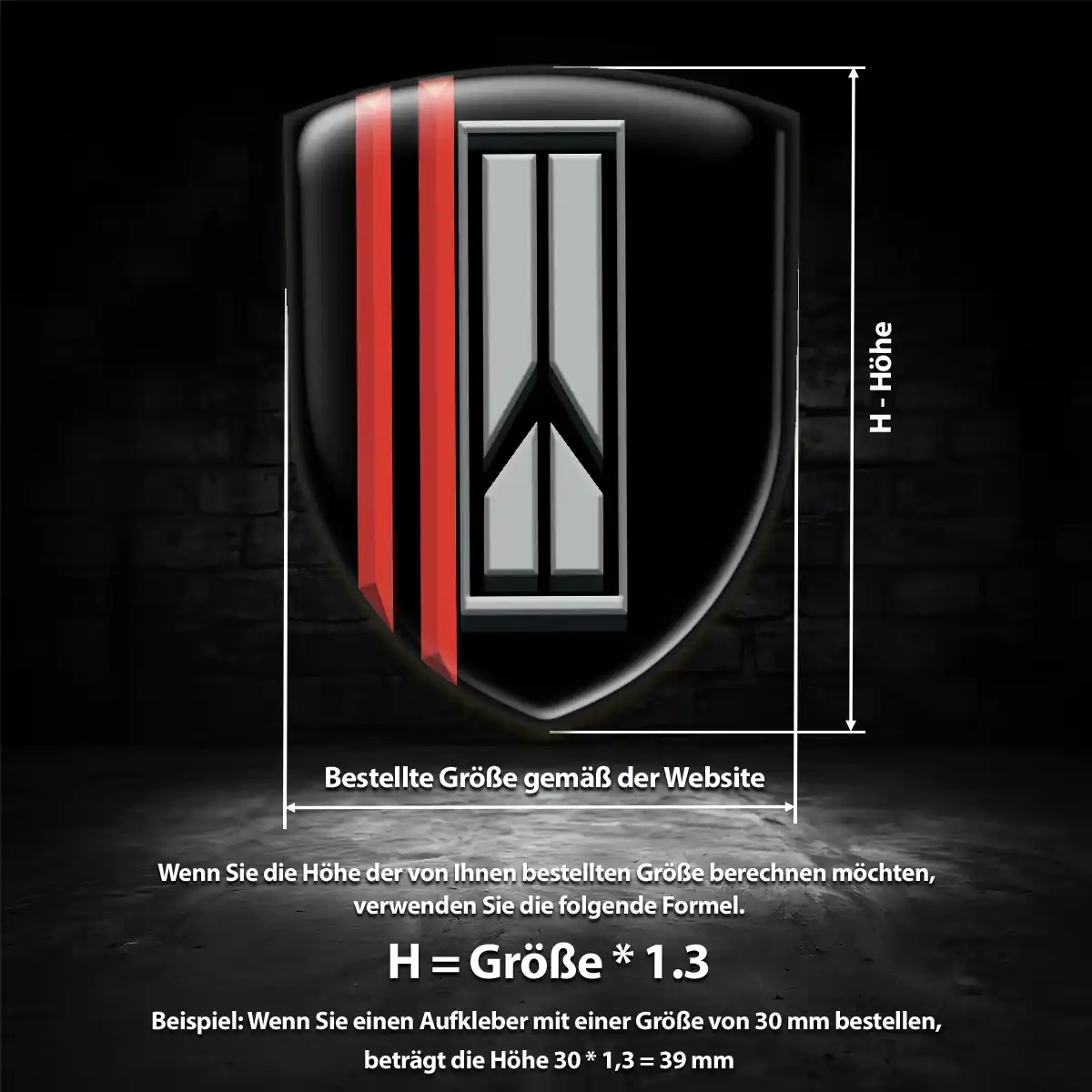 Oldsmobile Aufkleber Silikon Embleme Erstklassige Qualität