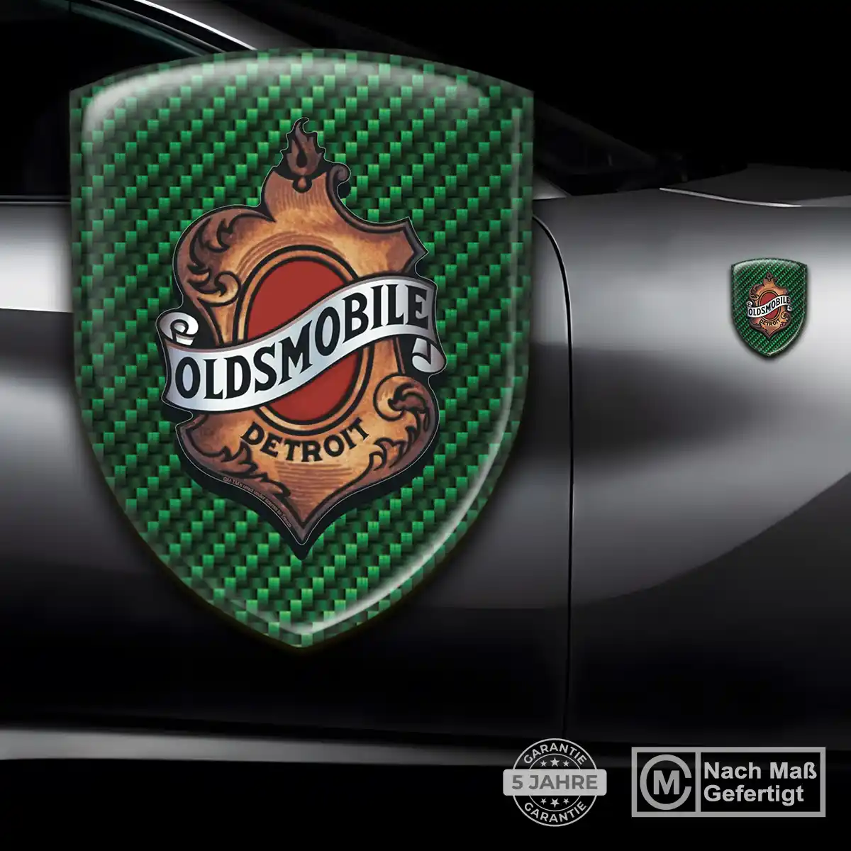 Oldsmobile Aufkleber Silikon Embleme Hohe Qualität