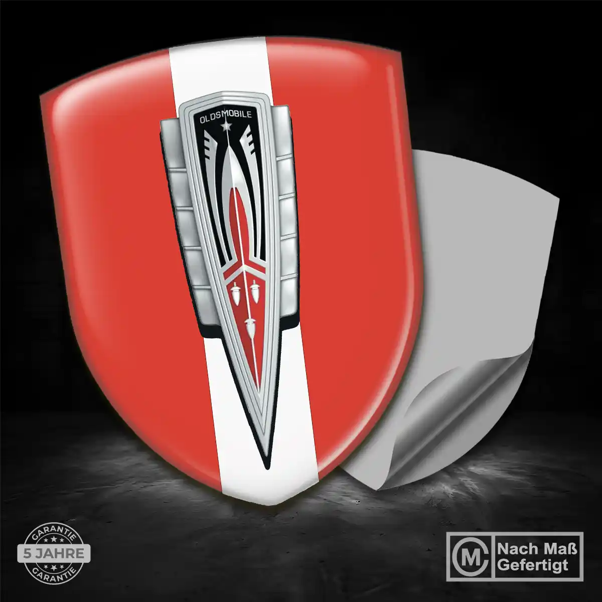 Oldsmobile Aufkleber Silikon Embleme Markenedition