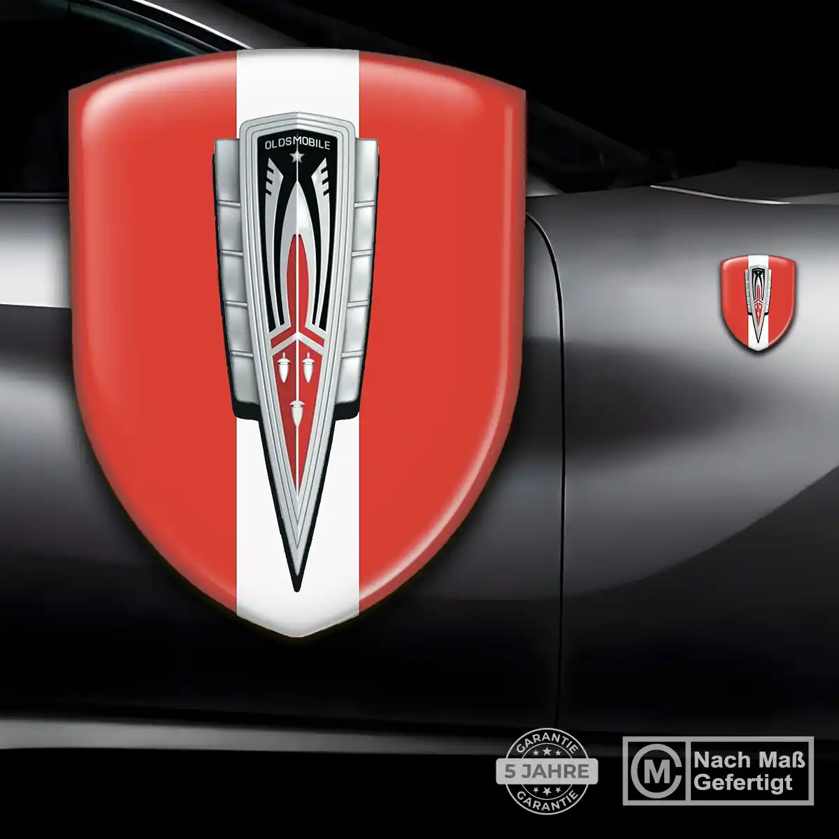 Oldsmobile Aufkleber Silikon Embleme Markenedition