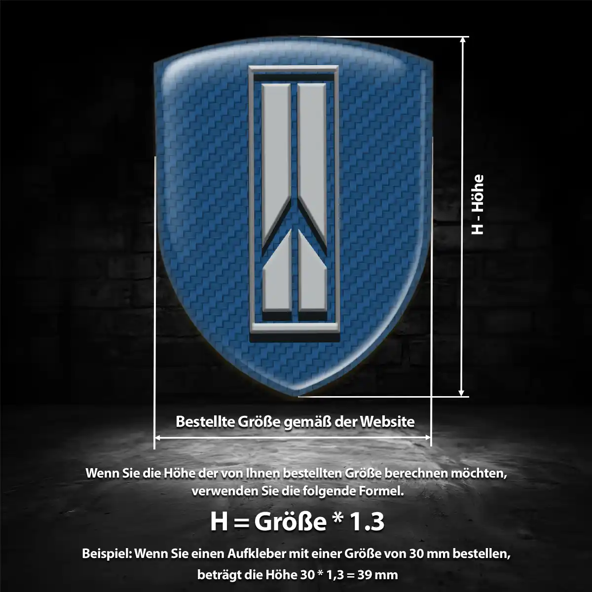 Oldsmobile Aufkleber Silikon Embleme Premium-Edition