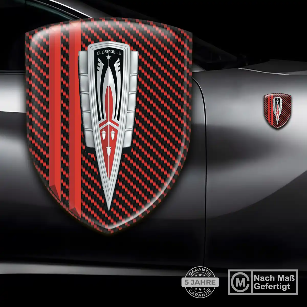 Oldsmobile Aufkleber Wappen Auto Premium-Edition