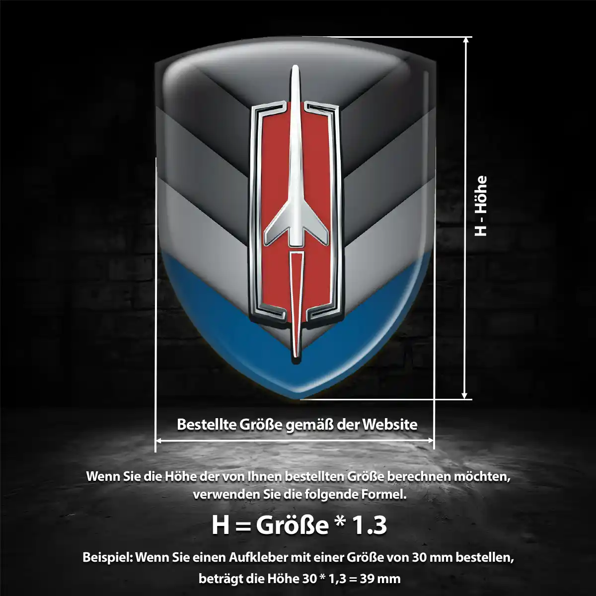 Oldsmobile Aufkleber Wappen Emblem Auto Exterieurdesign