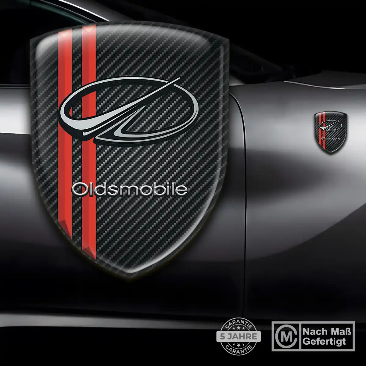 Oldsmobile Aufkleber Wappen Emblem Exterieurdesign