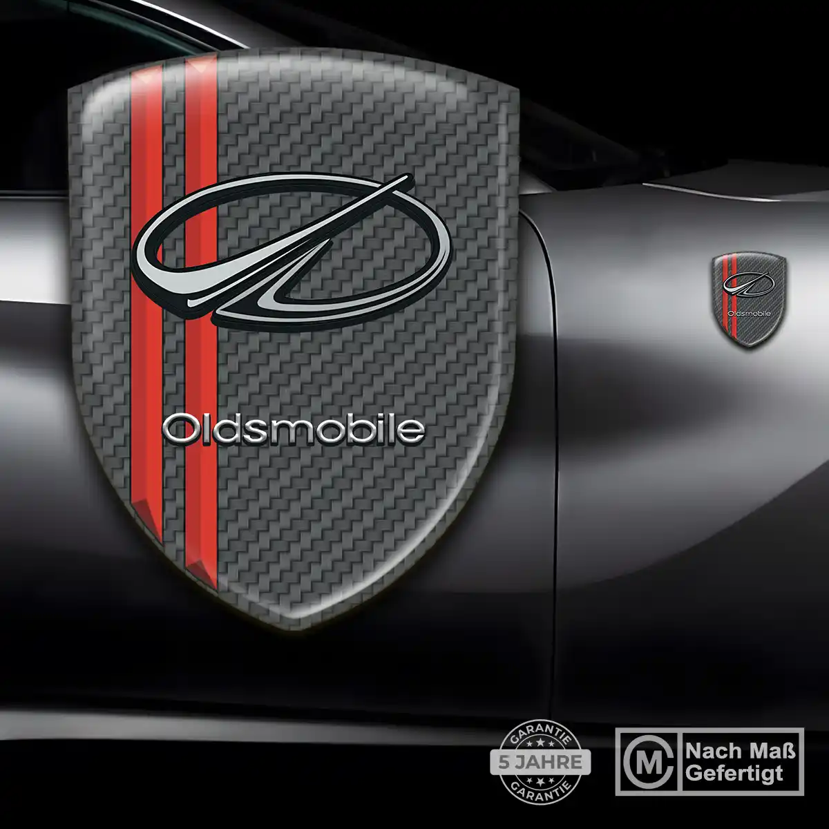 Oldsmobile Aufkleber Wappen Emblem Interieurdesign