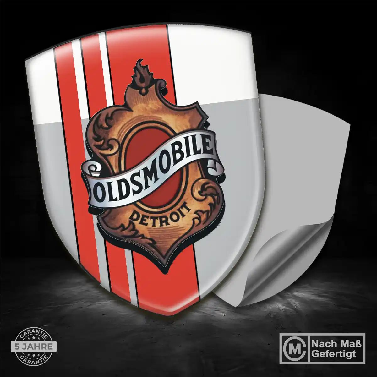 Oldsmobile Aufkleber Wappen Emblem Limitierte Auflage