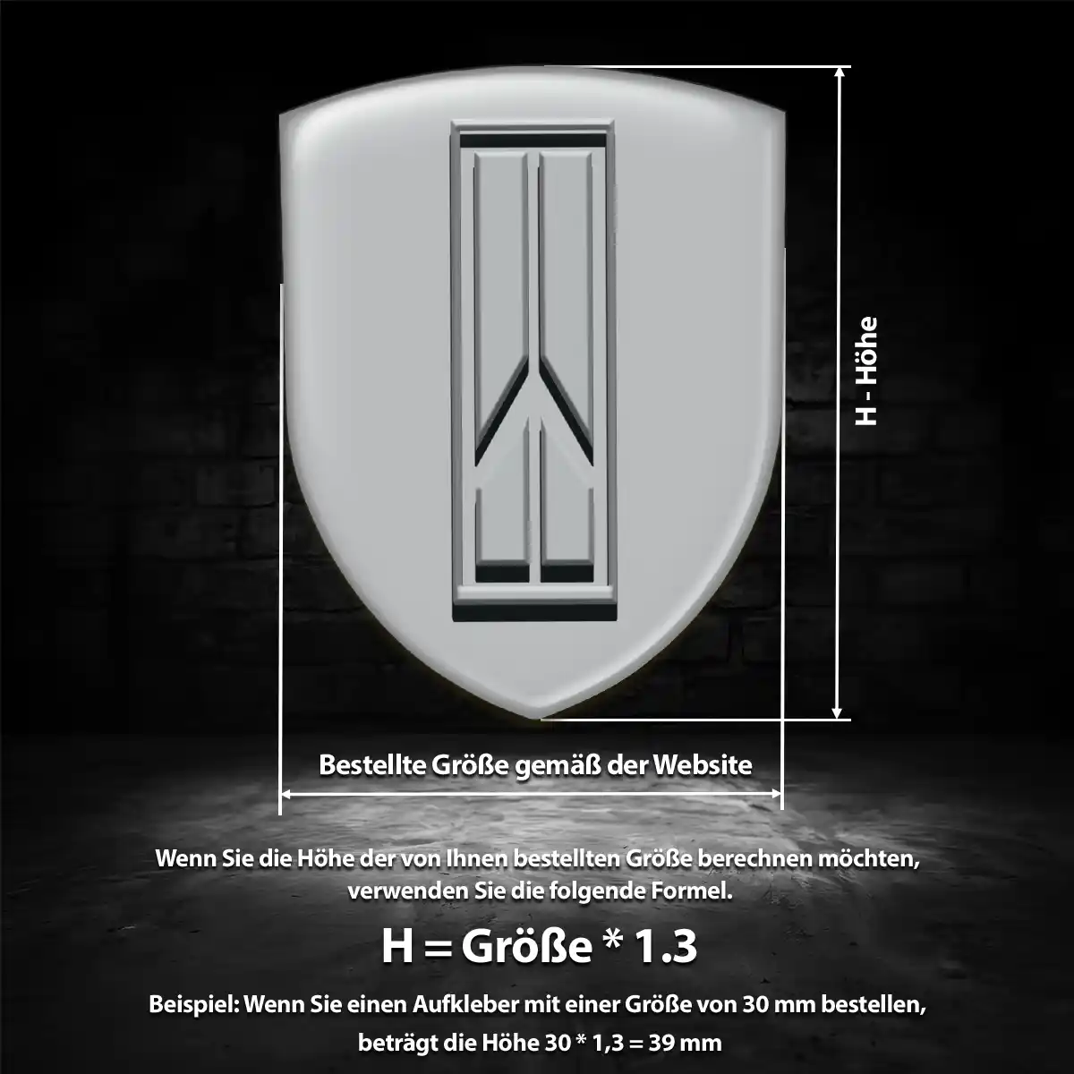 Oldsmobile Aufkleber Wappen Hochwertiges Harz