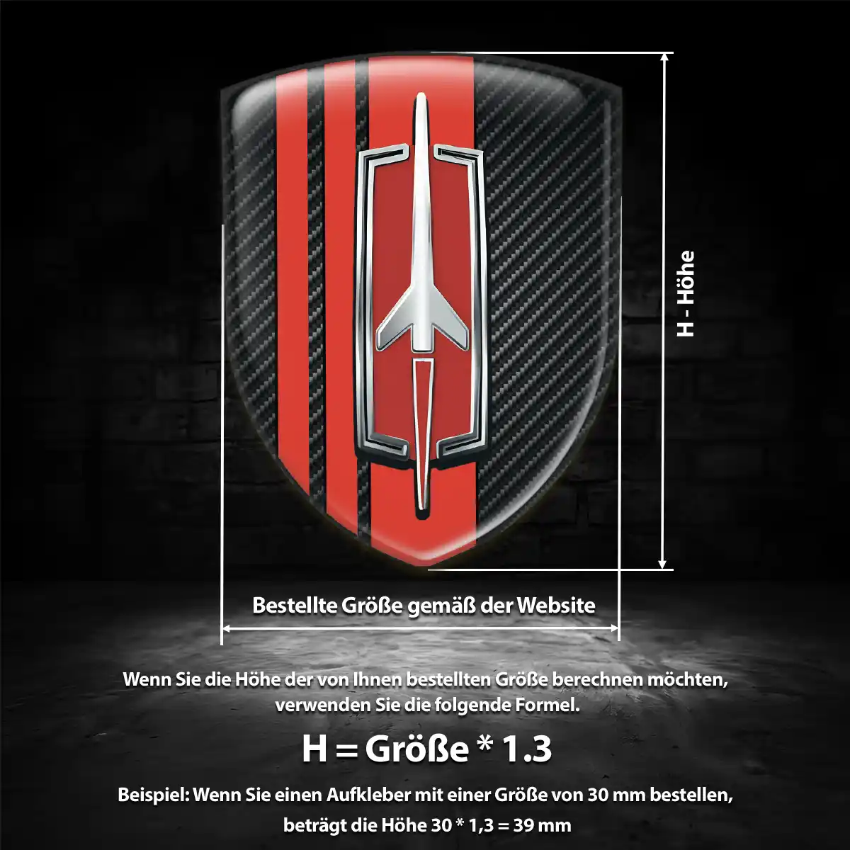 Oldsmobile Emblem Aufkleber Auto Anspruchsvolles Design