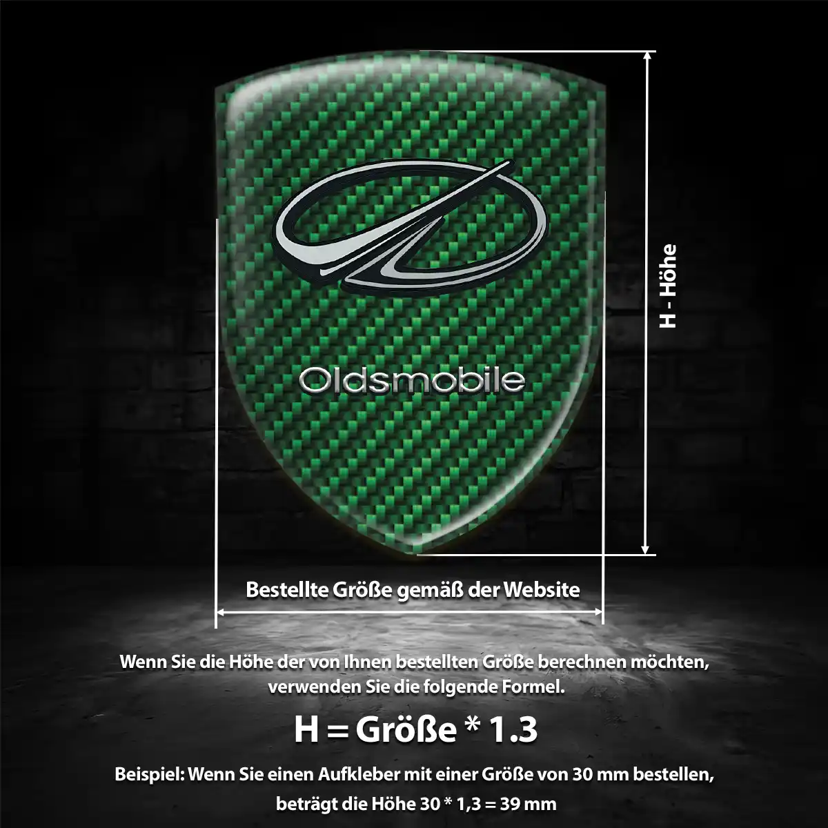 Oldsmobile Emblem Aufkleber Auto Markenedition