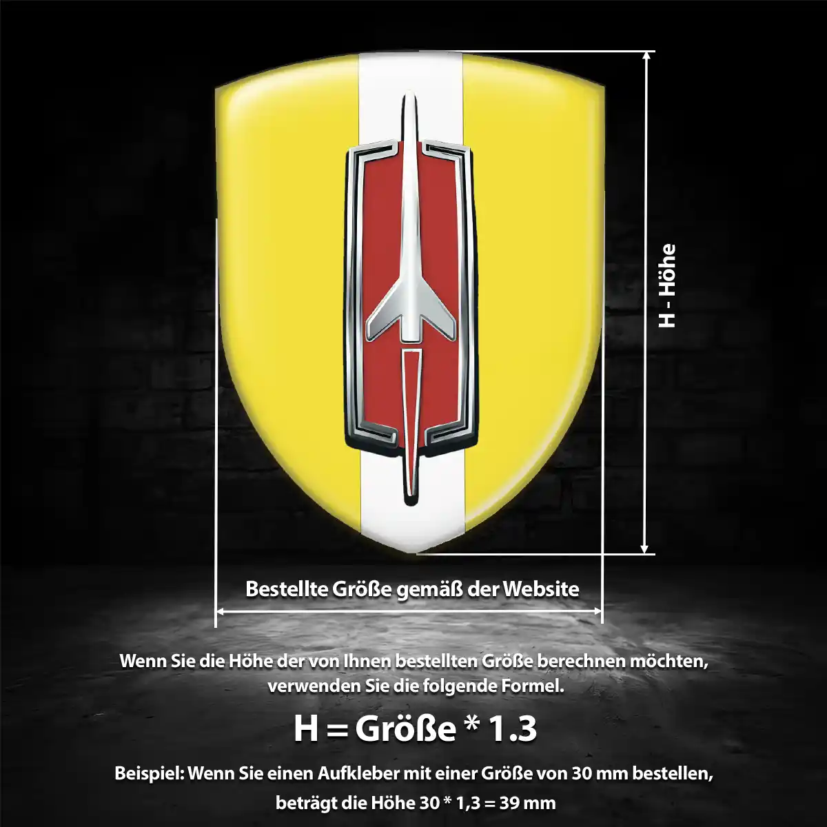 Oldsmobile Emblem Aufkleber Auto Modernes Design