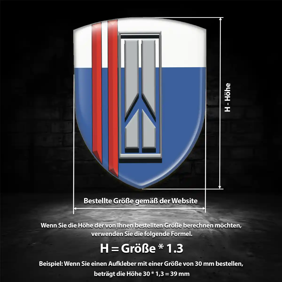 Oldsmobile Emblem Aufkleber Auto Premium-Edition