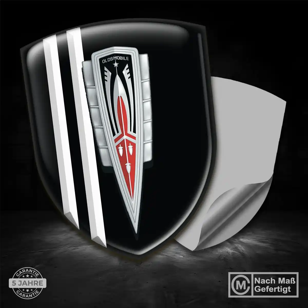 Oldsmobile Emblem Aufkleber Wappen Auto Markenedition