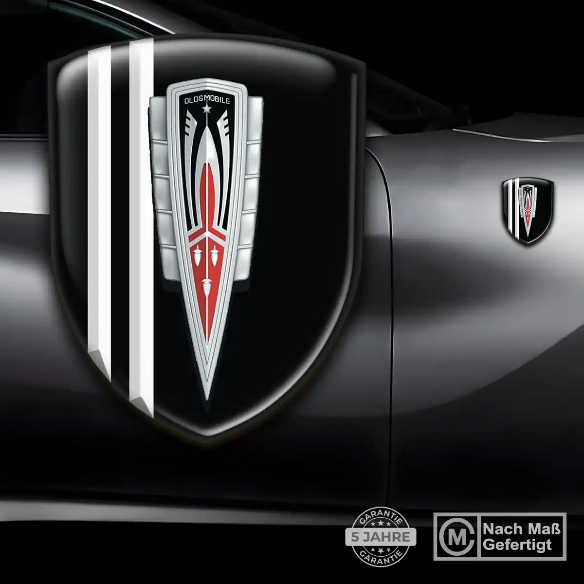 Oldsmobile Emblem Aufkleber Wappen Auto Markenedition