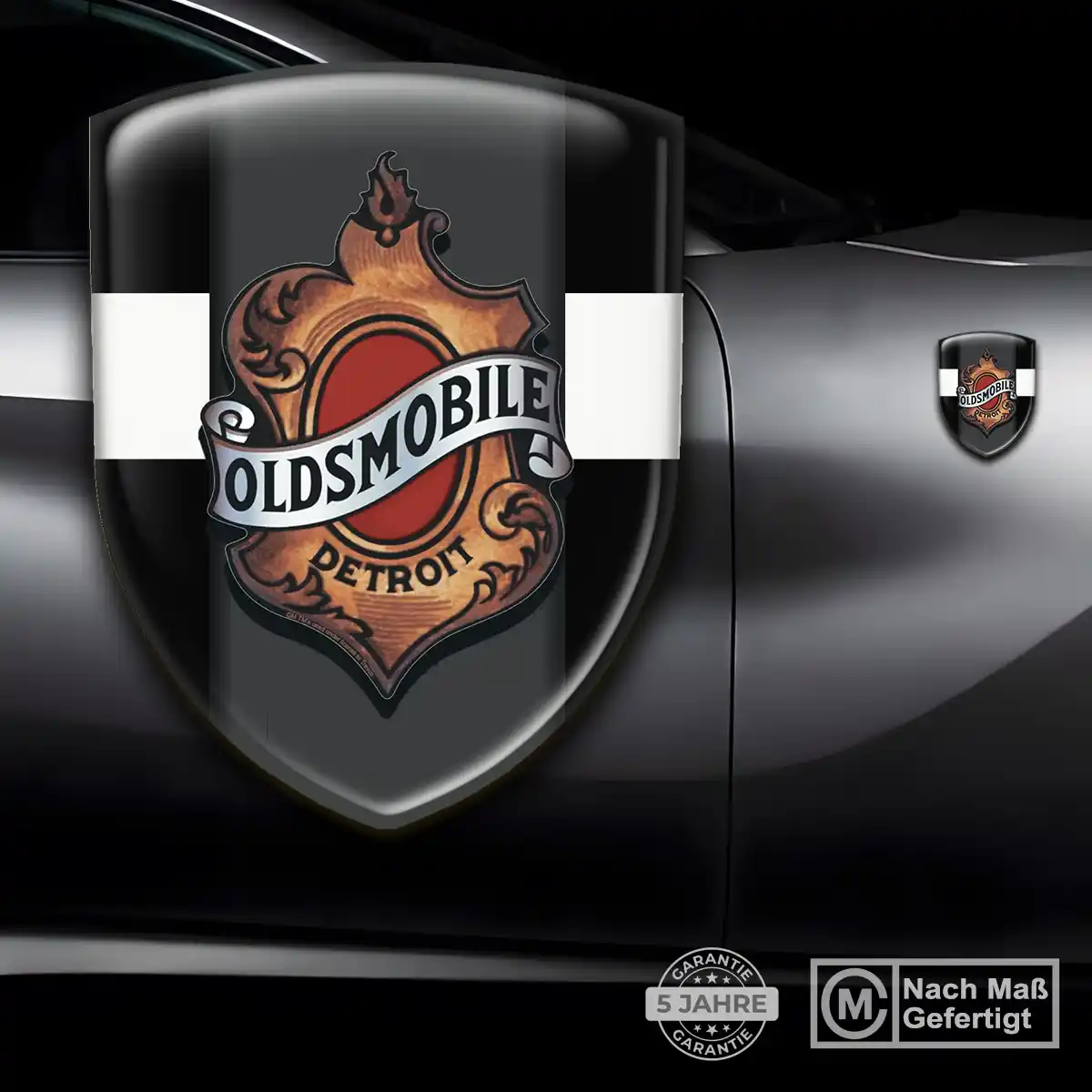 Oldsmobile Emblem Aufkleber Wappen Auto Premium-Edition