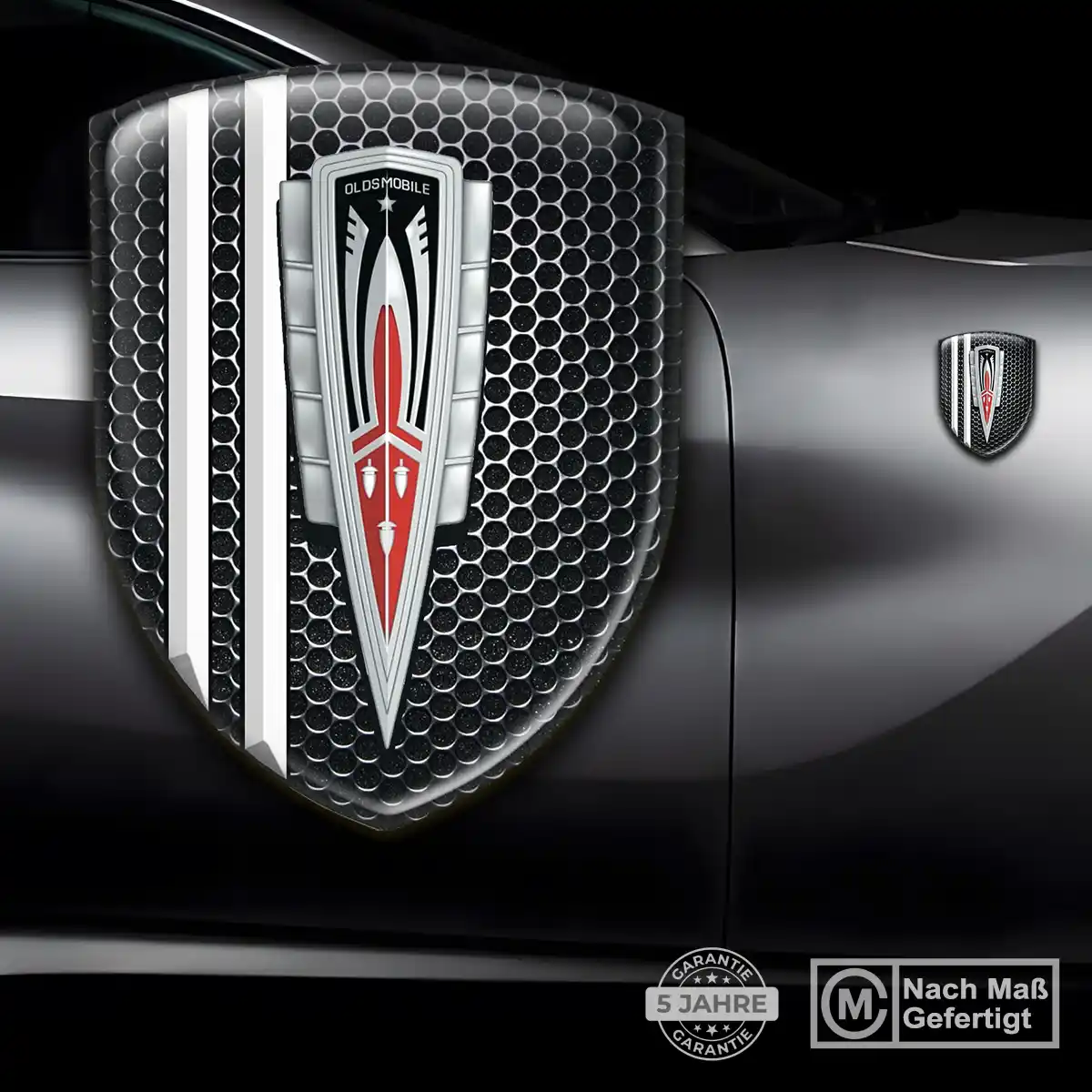 Oldsmobile Emblem Aufkleber Wappen Edles Design