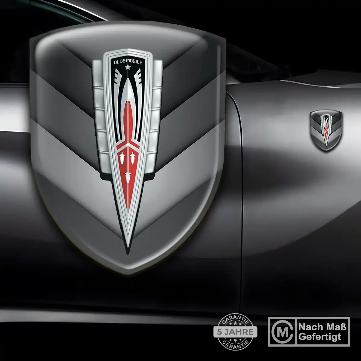 Oldsmobile Emblem Aufkleber Wappen Hochwertiges Harz