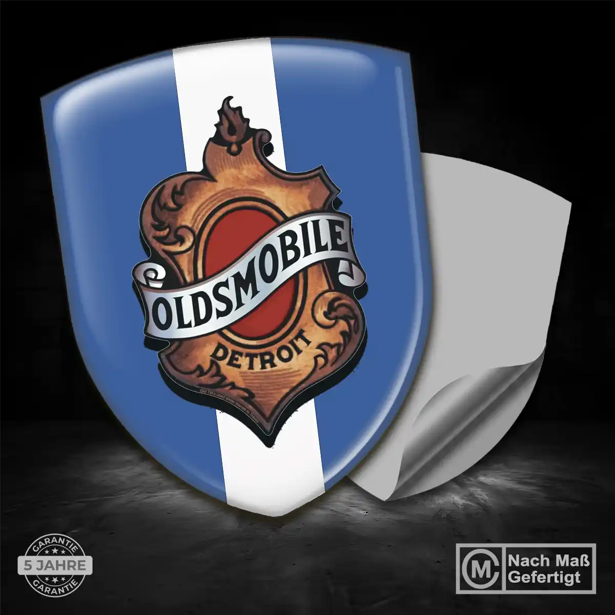 Oldsmobile Emblem Aufkleber Wappen Interieurdesign