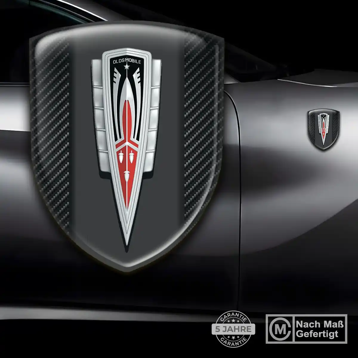 Oldsmobile Emblem Aufkleber Wappen Markenedition