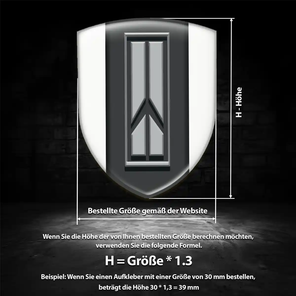 Oldsmobile Emblem Aufkleber Wappen Premium-Edition