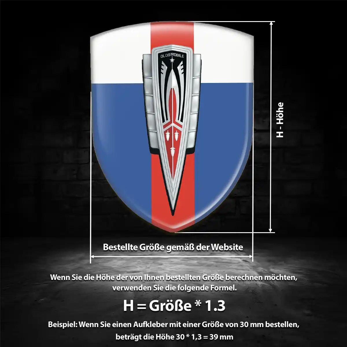 Oldsmobile Emblem Auto Hohe Qualität