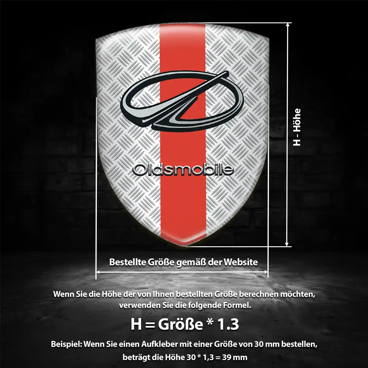 Oldsmobile Emblem Auto Premium-Edition