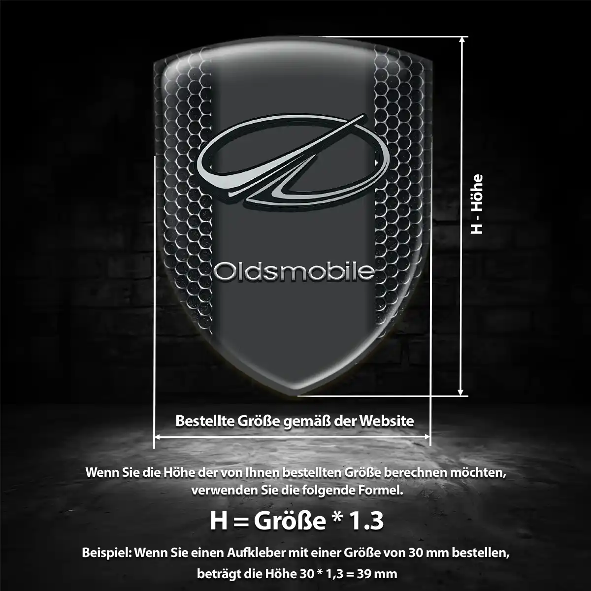 Oldsmobile Emblem Auto Stilvolles Design