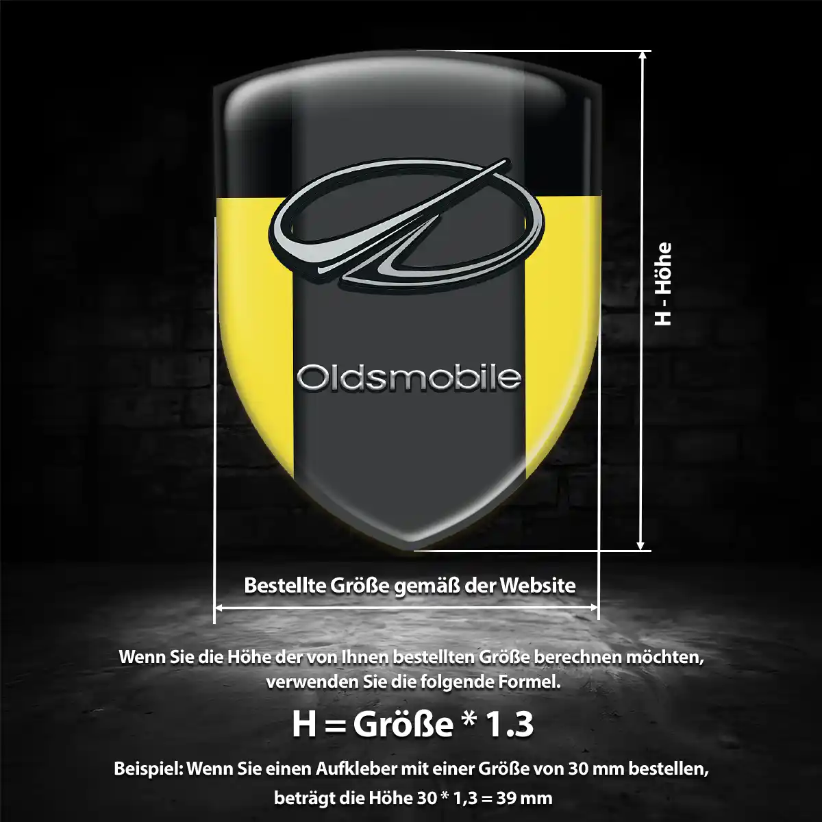 Oldsmobile Emblem Auto Tuningfahrzeug