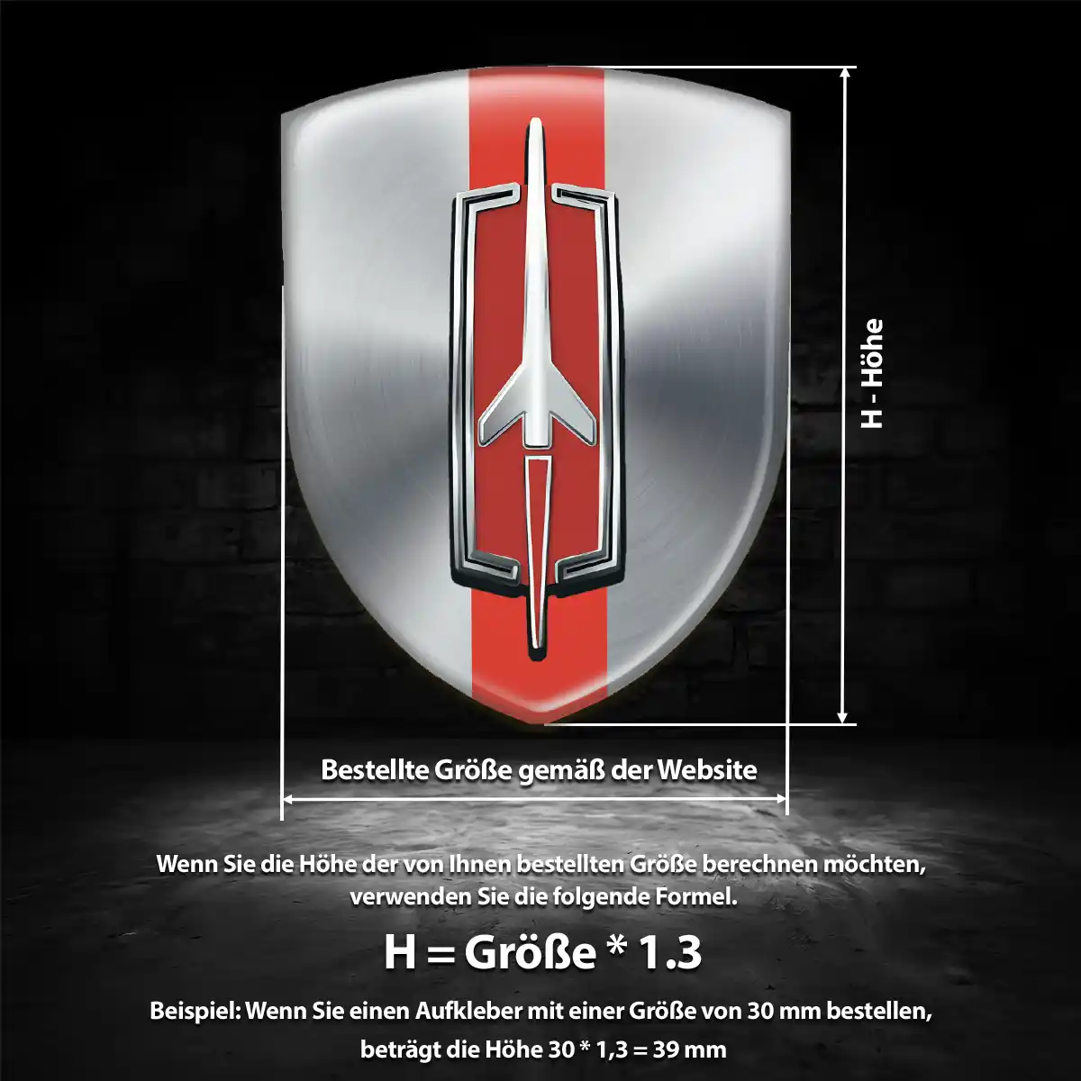 Oldsmobile Emblem Erstklassige Qualität