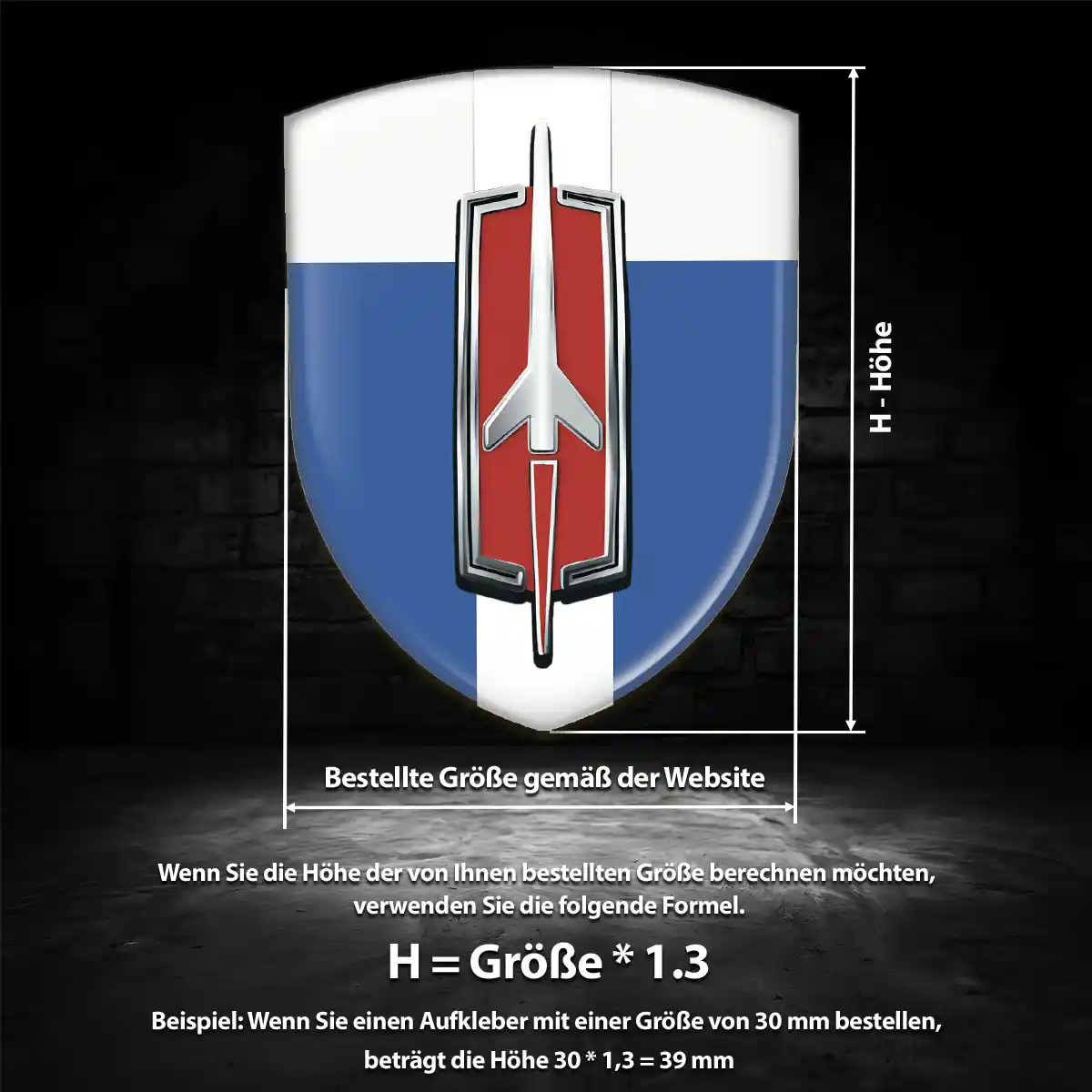 Oldsmobile Emblem Hochwertiges Harz