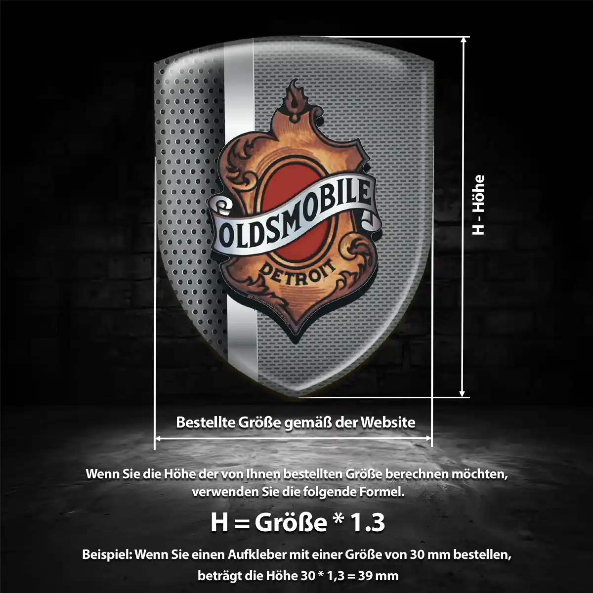 Oldsmobile Emblem Modernes Design
