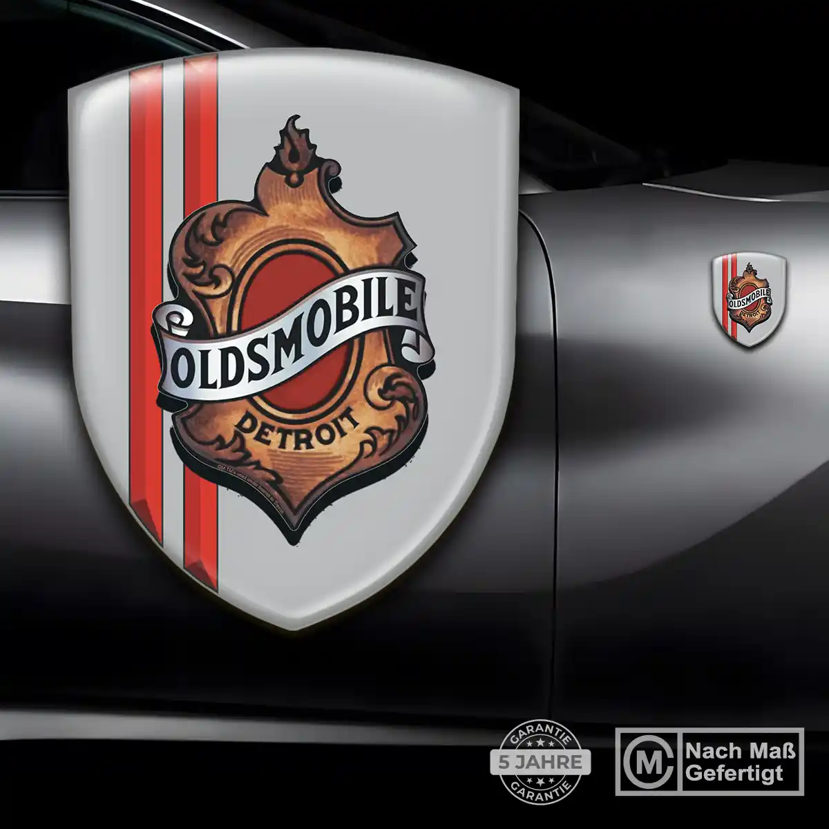 Oldsmobile Emblem Wappen Aufkleber Auto Edles Design