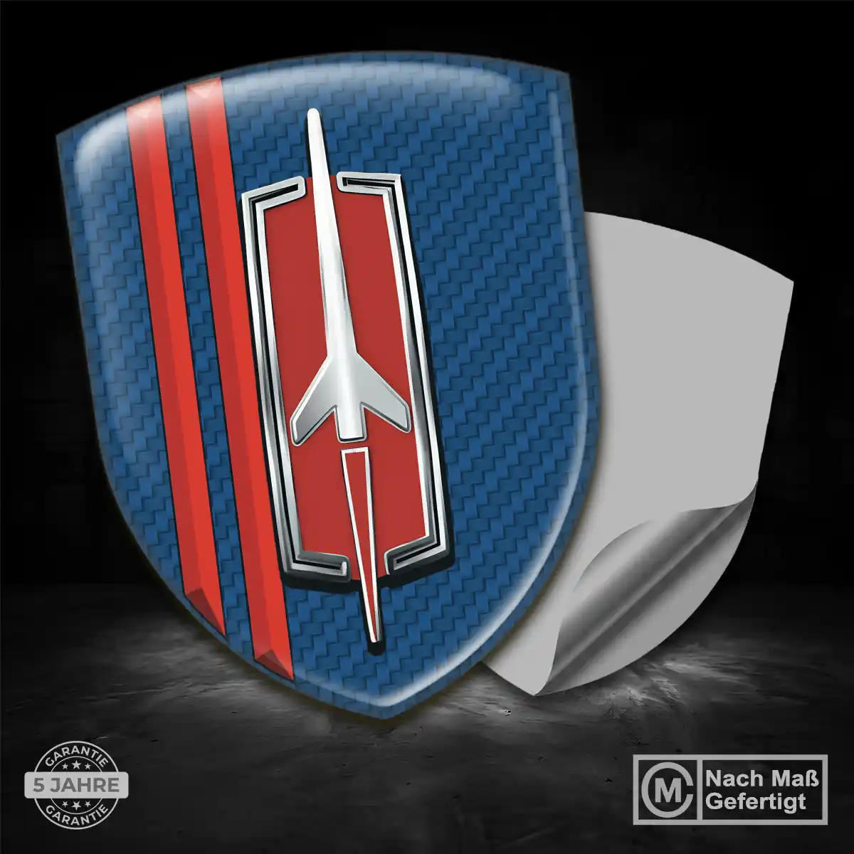 Oldsmobile Emblem Wappen Aufkleber Auto Hochwertiges Harz