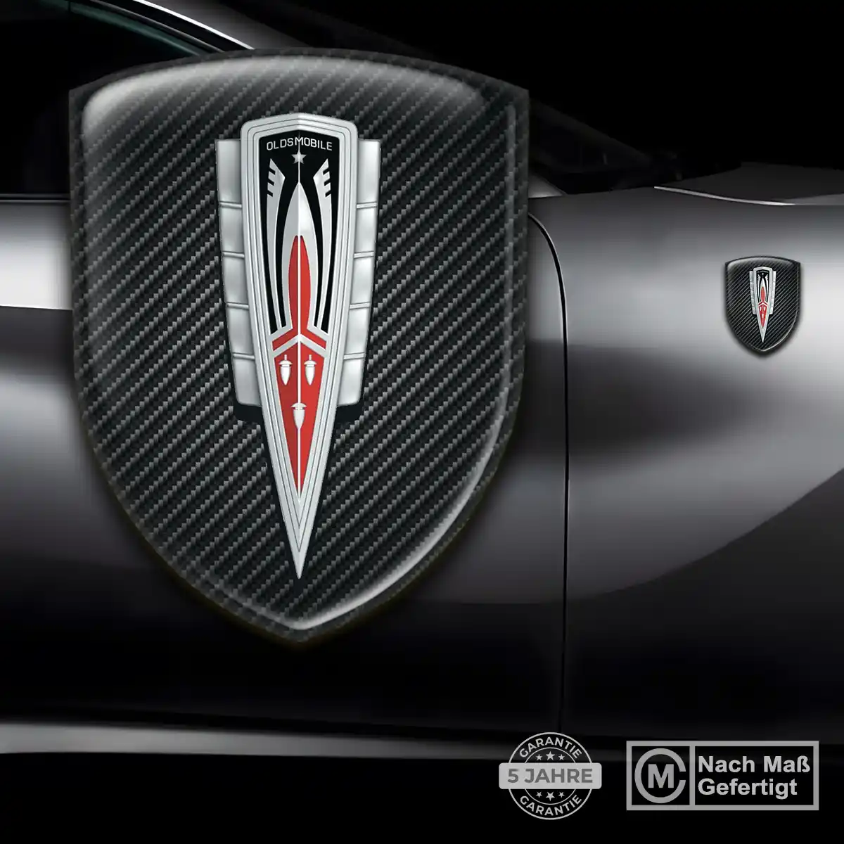 Oldsmobile Emblem Wappen Aufkleber Auto Luxus-Edition