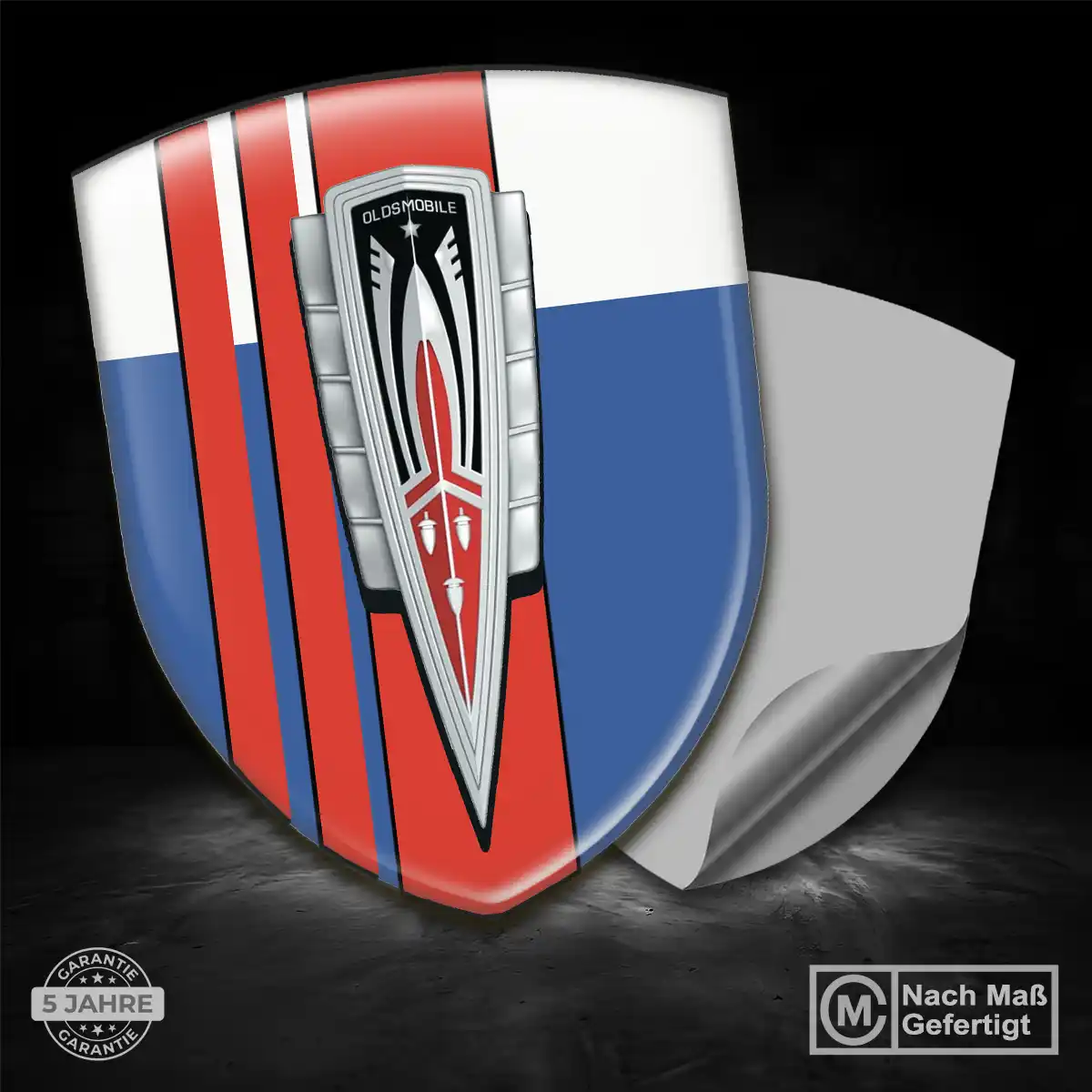 Oldsmobile Emblem Wappen Aufkleber Auto Markenedition