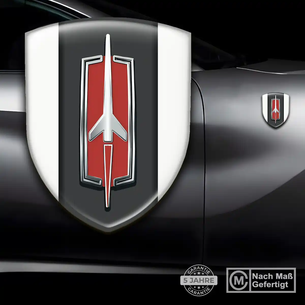 Oldsmobile Emblem Wappen Aufkleber Auto Premium-Edition