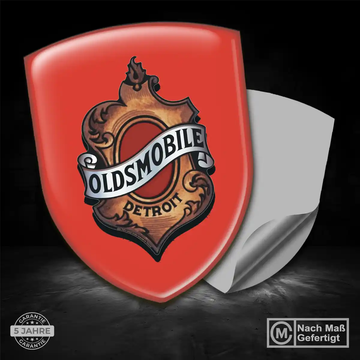 Oldsmobile Emblem Wappen Aufkleber Edles Design