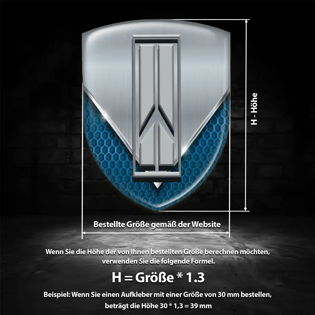 Oldsmobile Emblem Wappen Aufkleber Exterieurdesign