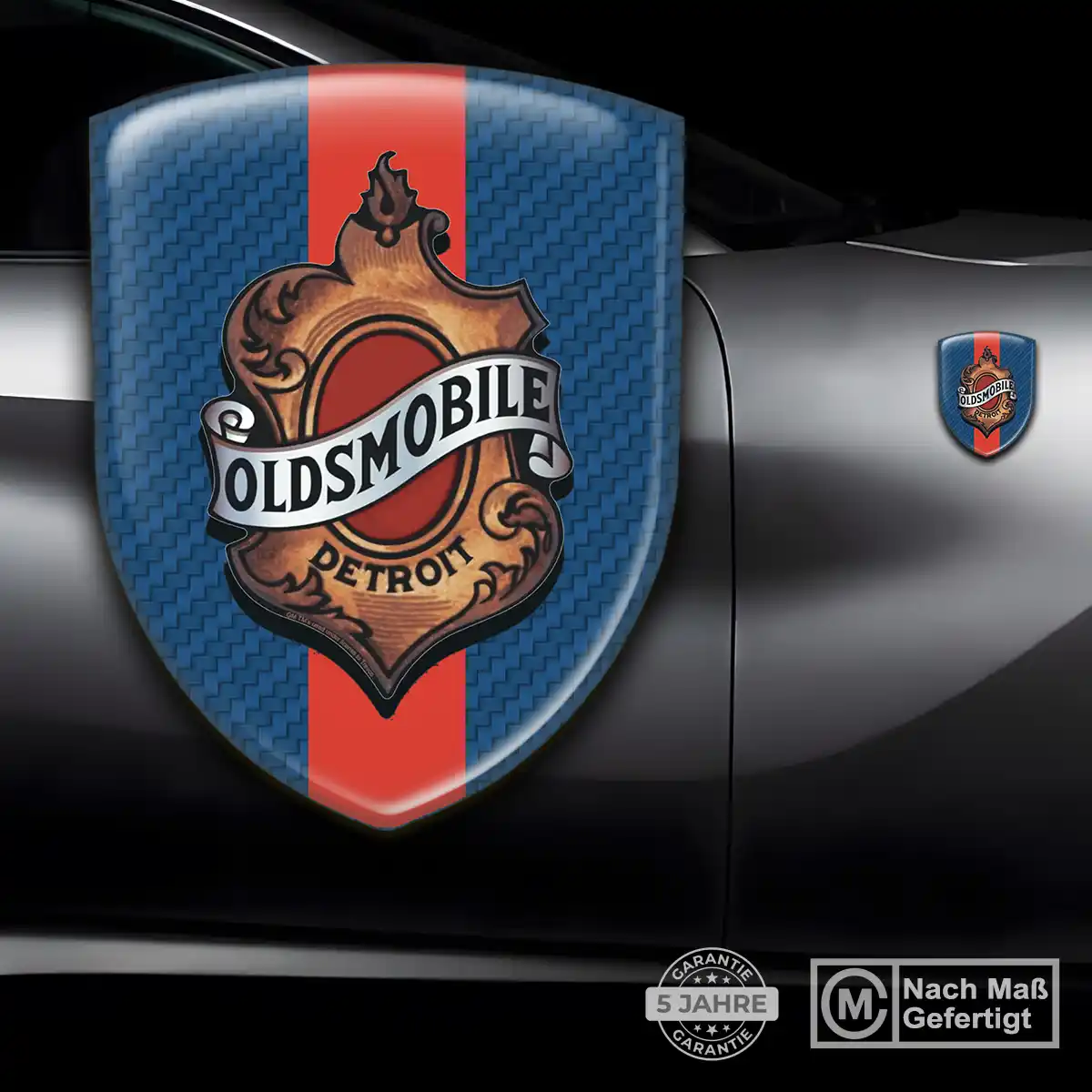 Oldsmobile Emblem Wappen Aufkleber Luxus-Edition