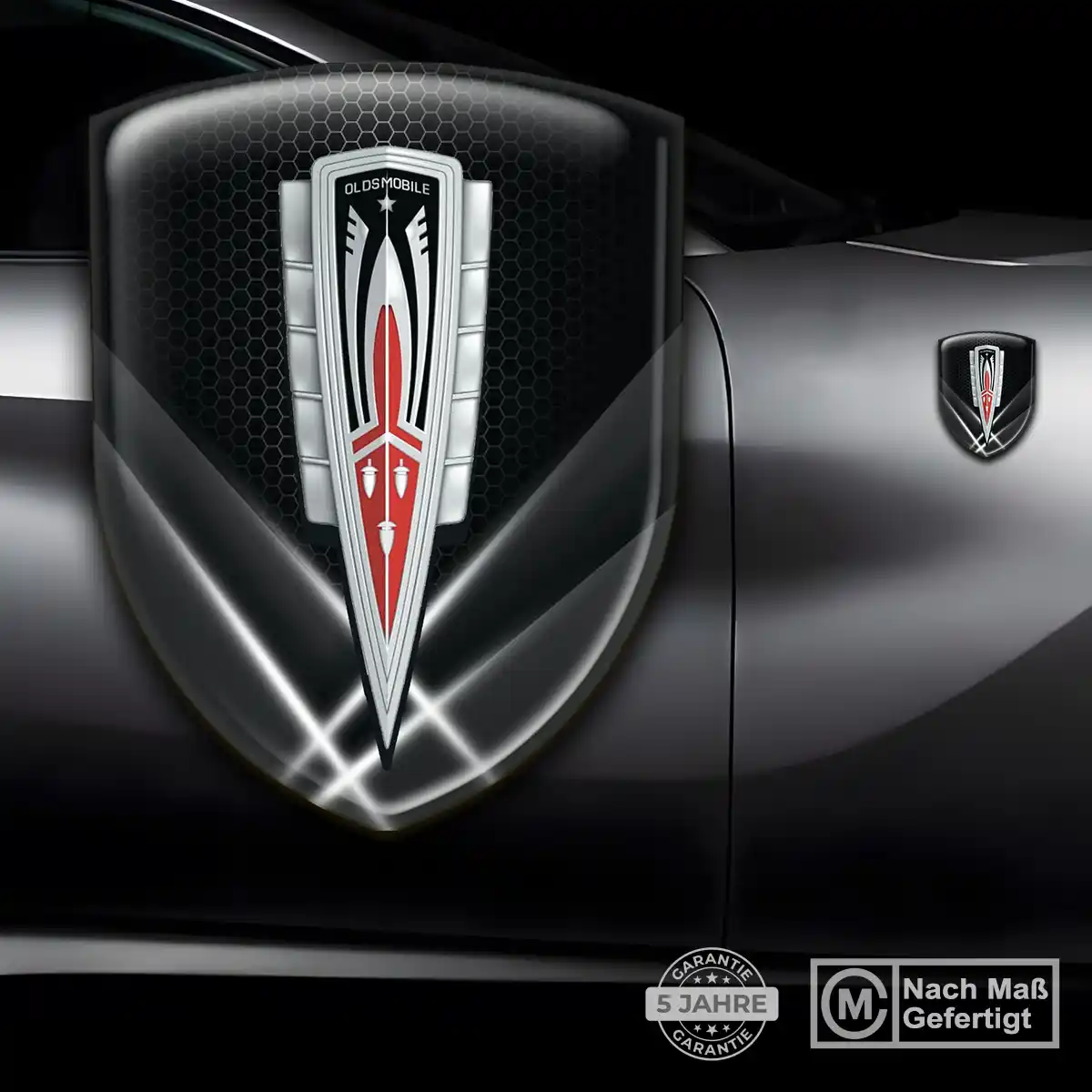 Oldsmobile Emblem Wappen Aufkleber Tuningfahrzeug
