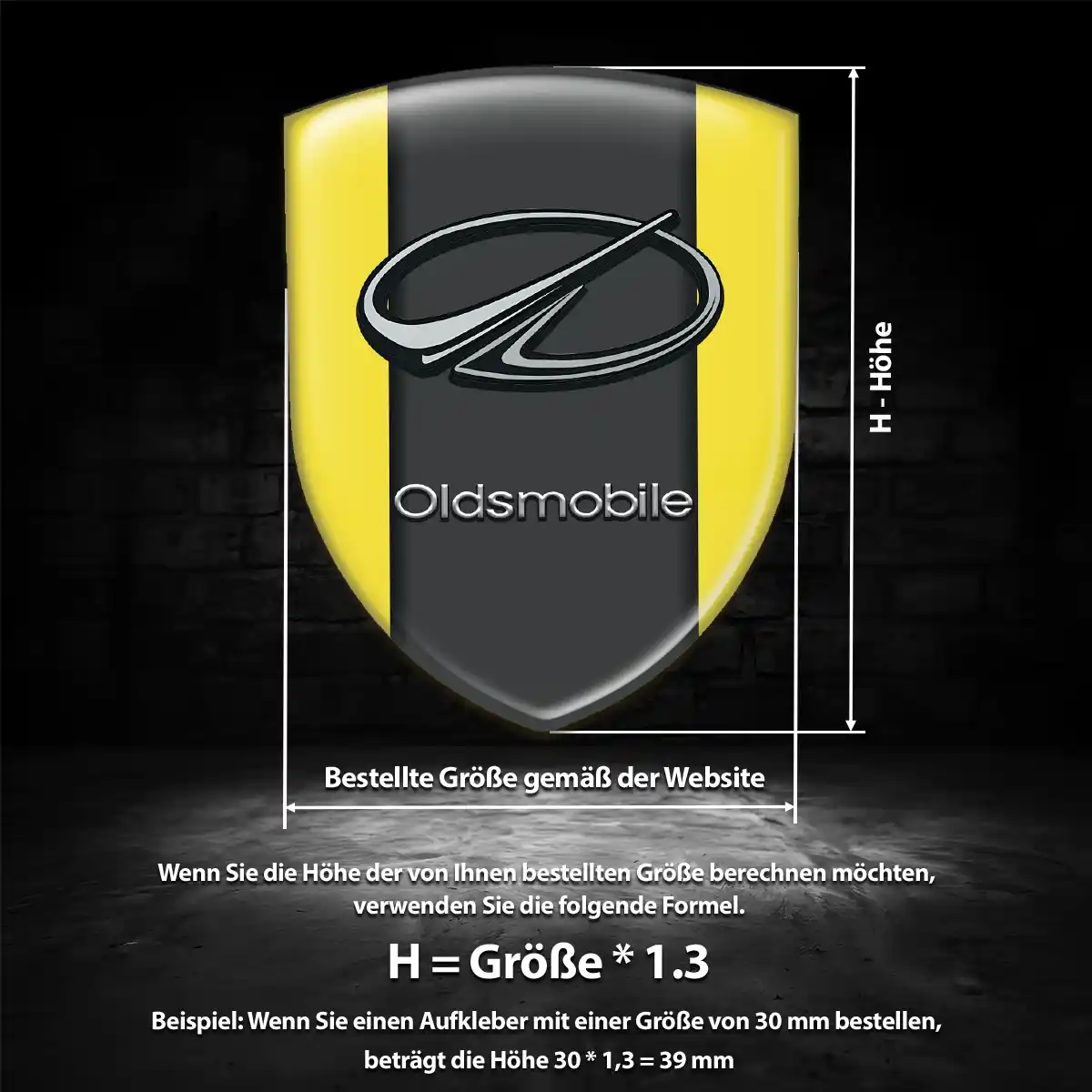 Oldsmobile Emblem Wappen Auto Anspruchsvolles Design