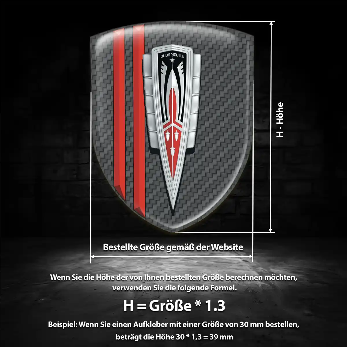 Oldsmobile Emblem Wappen Auto Elegantes Design