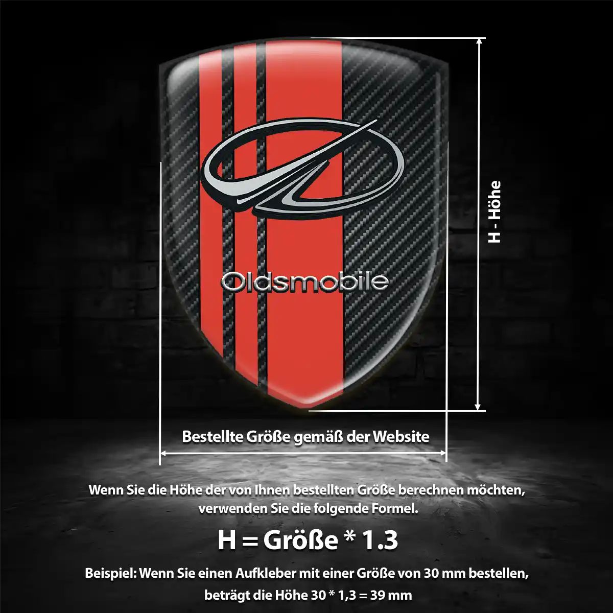 Oldsmobile Emblem Wappen Auto Exterieurdesign