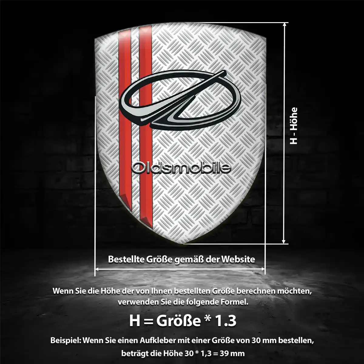 Oldsmobile Emblem Wappen Auto Markenedition