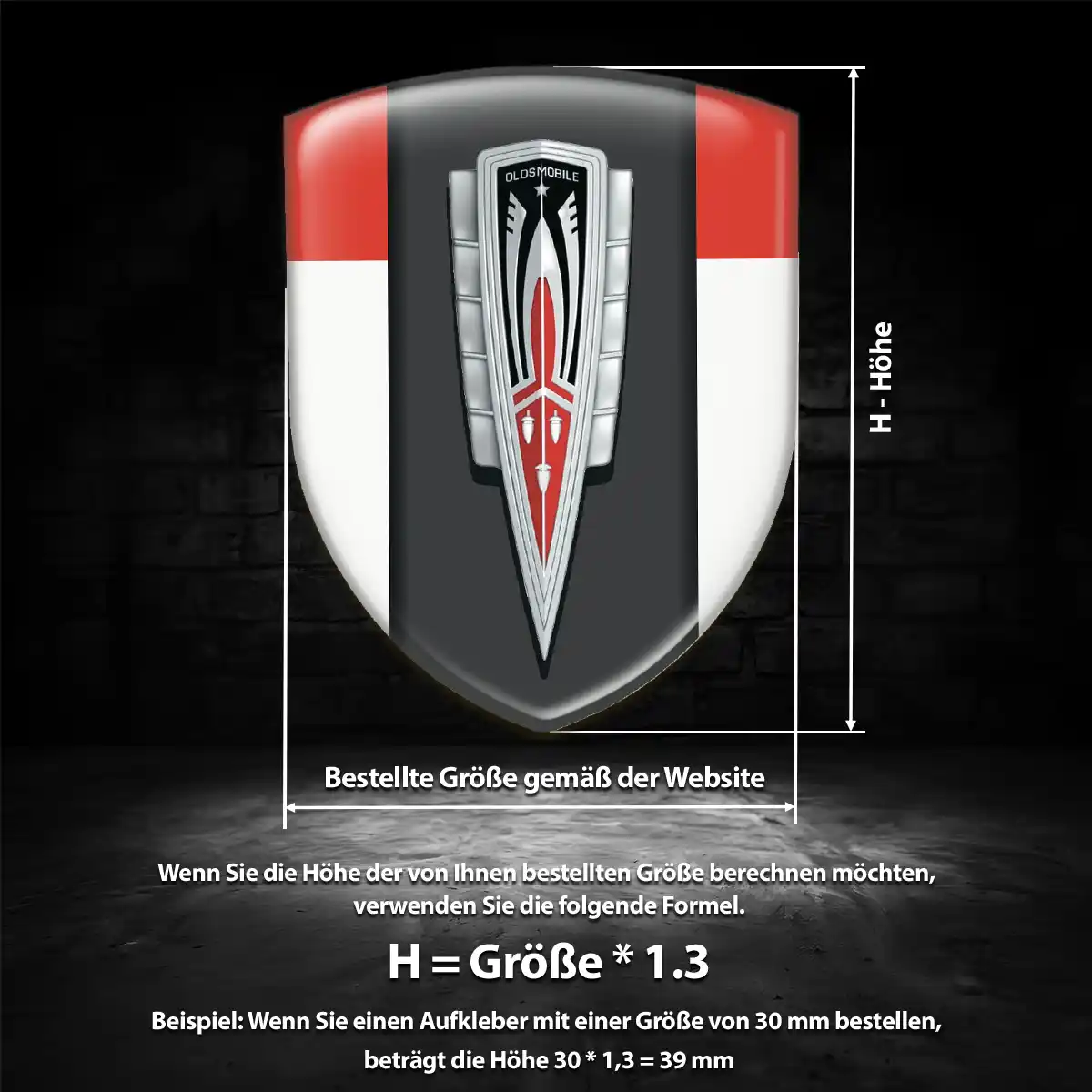 Oldsmobile Emblem Wappen Auto Modernes Design