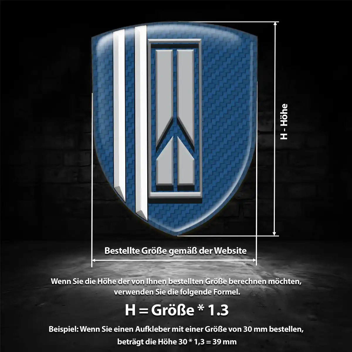 Oldsmobile Emblem Wappen Auto Premiumqualität