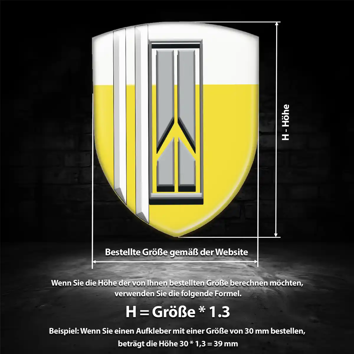 Oldsmobile Emblem Wappen Interieurdesign